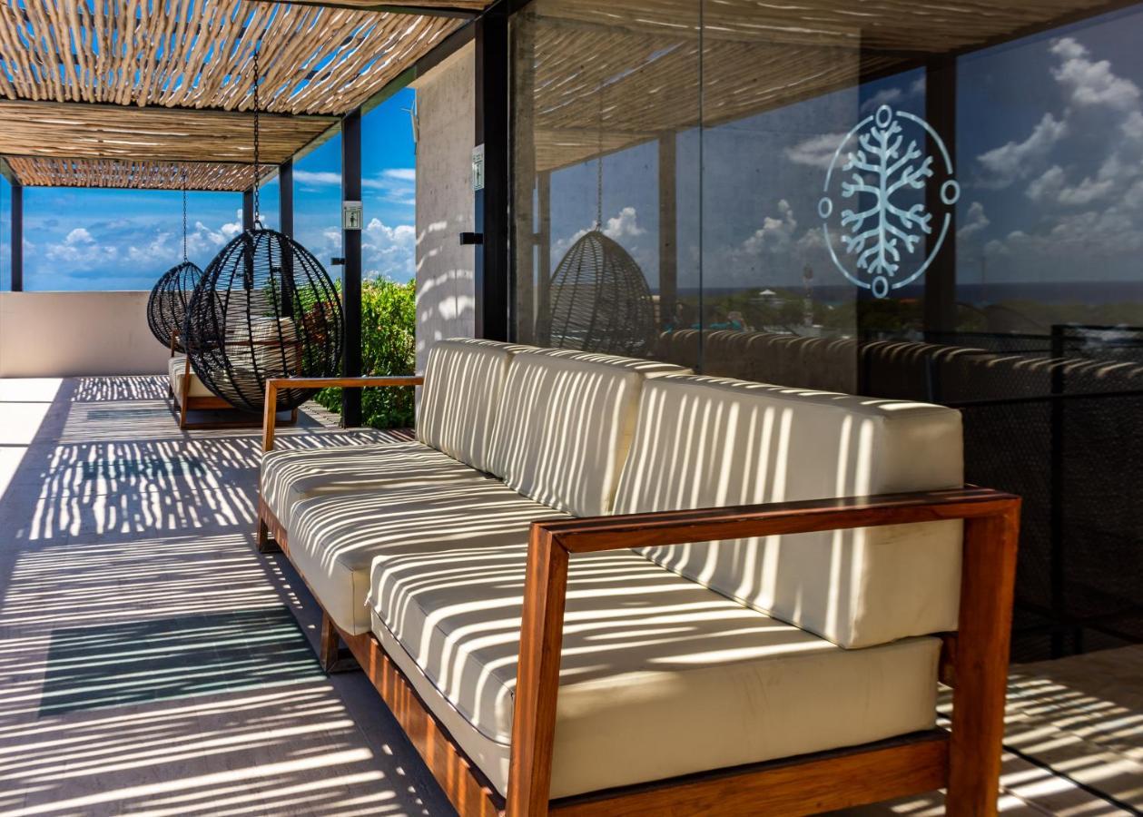 Big Studio At Kaab By The Beach With Roof Top Pool, Sauna And Jacuzzi Near Paseo Del Carmen Mall Playa del Carmen Exterior photo